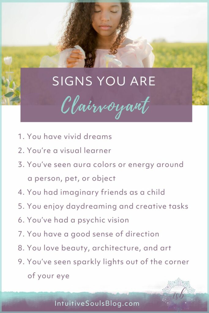 clairvoyance signs